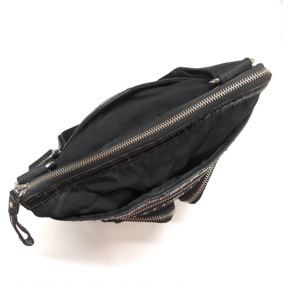 Brighton Black and Brown Crossbody Bag - Picture 6 of 16